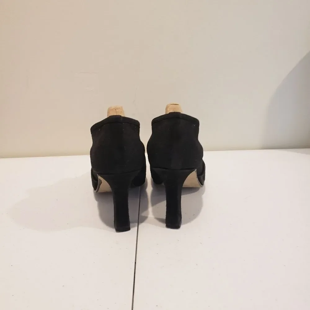 VTG Bisou Bisou Black Pumps Size 6